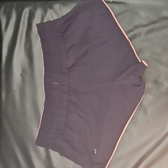 Lululemon Run Times Shorts Double Sided Pink/gray Shorts Size 4 - Picture 2 of 6
